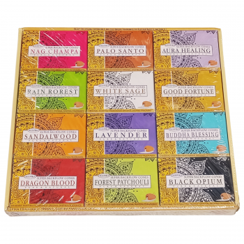 Depika Backflow Incense Cones – Pack of 12 Aromatic Scents for Relaxation & Meditation