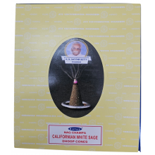 California White Sage Incense Cones – 12x12 Box (144 Cones) for Purification & Energy Cleansing