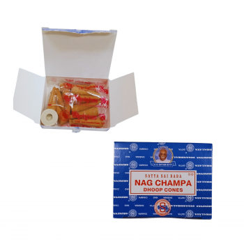 Nag Champa Incense Cones – 12x12 Box (144 Cones)