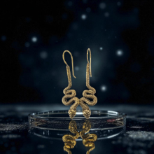 Serpent Dangle Earrings