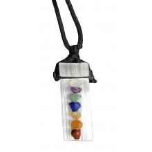 Selenite Chakra Pendant
