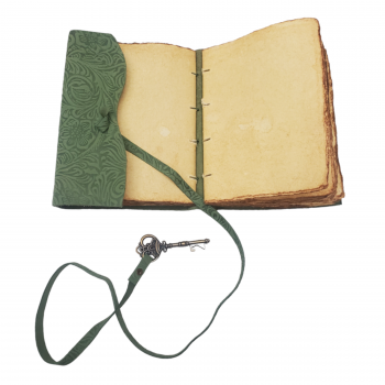 Embossed Leather Journal – Handcrafted 5x7 Writing Notebook for Gift & Daily Use