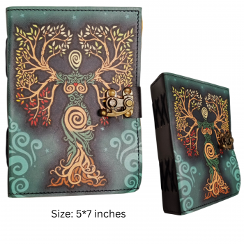 5x7” Handmade Knotwork Notebook Celtic Leather Journal