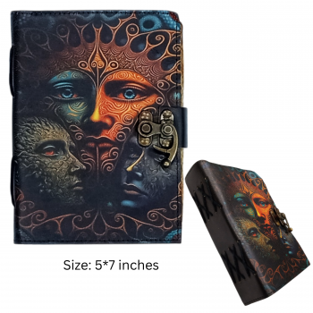 Angel Face Journal – Elegant Leather-Bound Personal Journal 5*7"