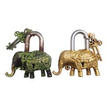 Handcrafted Vintage Style Elephant Lock