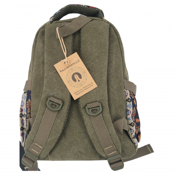 12" Durable & Stylish Canvas Backpack