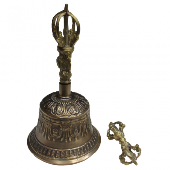 Medium Bronze Bell & Dorje Set