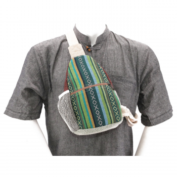 Eco-Friendly Hemp Cotton Crossbody Bag 