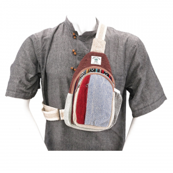 Eco-Friendly Hemp Cotton Crossbody Bag 