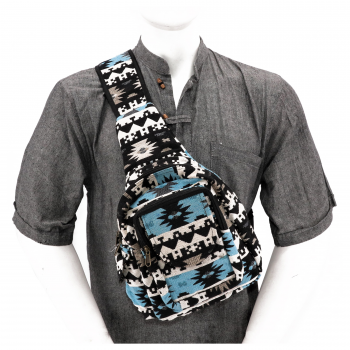 Stylish Boho Jacquard Crossbody Bag