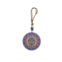Glass Hamsa Hanging Glass Hamsa Hanging