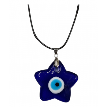 Alloy Evil Eye Blue Star Pendant