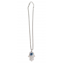 Alloy Evil Eye Hamsa Pendant
