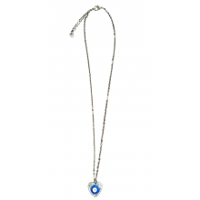 Alloy Evil Eye Heart Pendant