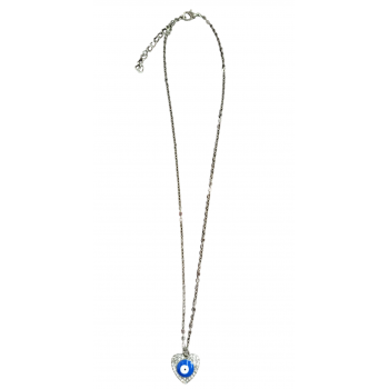 Alloy Evil Eye Heart Pendant