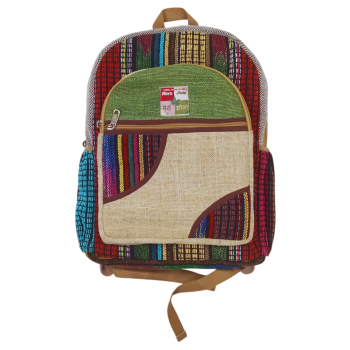 Hemp Cotton CODROI Mix Backpack – 18” Eco-Friendly Bag