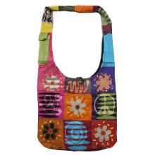 Boho Chic Cotton Patchwork Hobo Bag Boho Chic Cotton Patchwork Hobo Bag