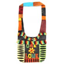 One Love Cotton Hobo Bag – Boho Unity & Style