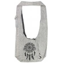 Boho Cotton Hobo Bag – Dreamcatcher Print Crossbody Shoulder Bag