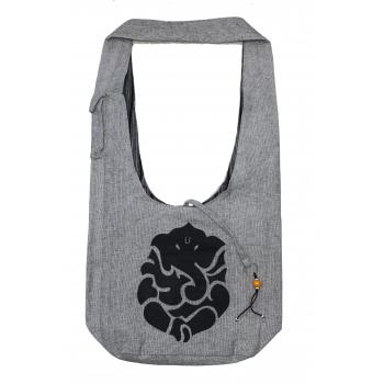Ganesh Print Spiritual Cotton Hobo Bag