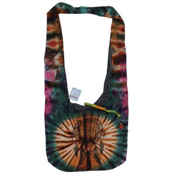 Tie-Dye Dreamcatcher Print Side Bag