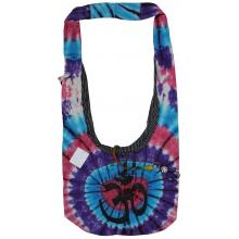 Spiritual Tie-Dye Om Print Side Bag
