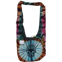 Tie-Dye Sugar Skull Print Side Bag