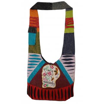 Cotton Skull Hobo Bag