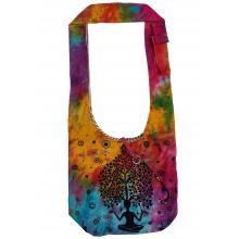 Cotton Tie-Dye Meditation Tree of Life Hobo Bag