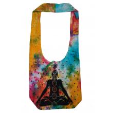 Cotton Tie-Dye Chakra Hobo Bag