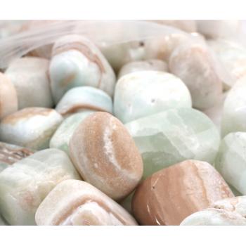Caribbean Blue Calcite Tumbled Stones