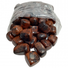 Mahogany Obsidian Tumbled Stones – Sold Per Kg (Grounding & Protection Crystals) Mahogany Obsidian Tumbled Stones – Sold Per Kg (Grounding & Protection Crystals)