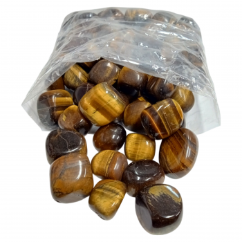 Tiger Eye Tumbled Stones – Sold Per Kg (Courage & Confidence Crystal)