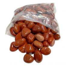 Red Jasper Tumbled Stones – Sold Per Kg (Strength & Stability Crystal)