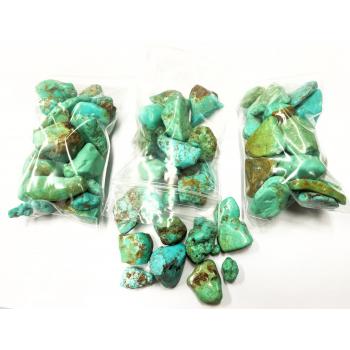 Turquoise Tumbled Stones – 50gm Bag (Healing & Communication Crystal)