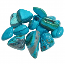 Chrysocolla Tumbled Stones – Sold Per Kg (Empowerment & Emotional Healing Crystal) Chrysocolla Tumbled Stones – Sold Per Kg (Empowerment & Emotional Healing Crystal)