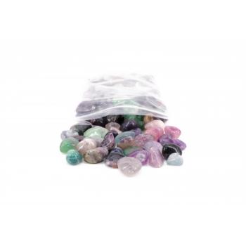 Mixed Fluorite Tumbled Stones – Sold Per Kg (Focus, Clarity & Energy Cleansing Crystal)
