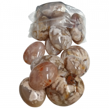Flower Agate Palm Stones – Sold Per Kg (Growth & Emotional Healing Crystal)