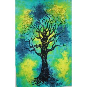 Tapestry (Tie Dye Tree of Life)  