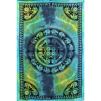 Tapestry (Tie Dye Elephant Mandala)