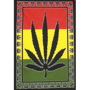 Wall Hanging (Rasta Leaf)